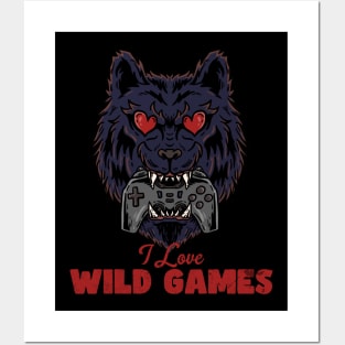 WILD GAMES - VIDEO GAMER Posters and Art